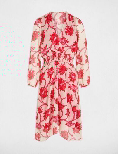 Printed A-line dress multicolor women