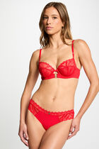 Lace shorties red women