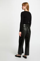Long-sleeved jumper buttons fine knit black women