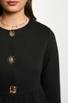 Long-sleeve cardigan black women