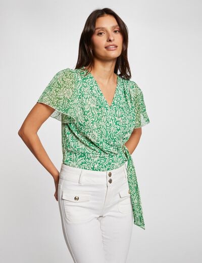 Short-sleeved t-shirt green women