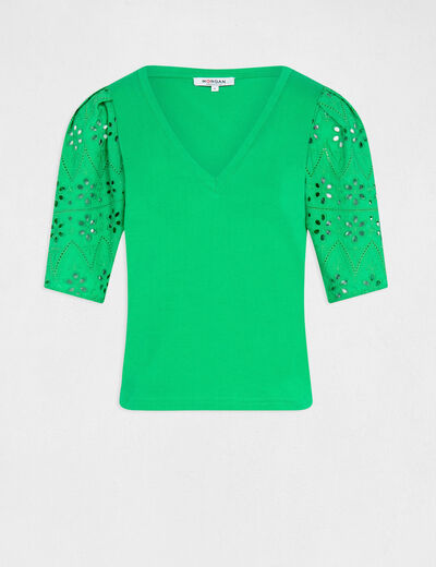 Short-sleeved t-shirt green women
