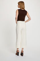 Fitted V-neck sweater dark brown women