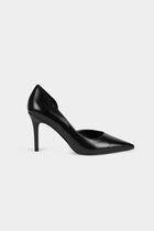 Open-side court shoe black women