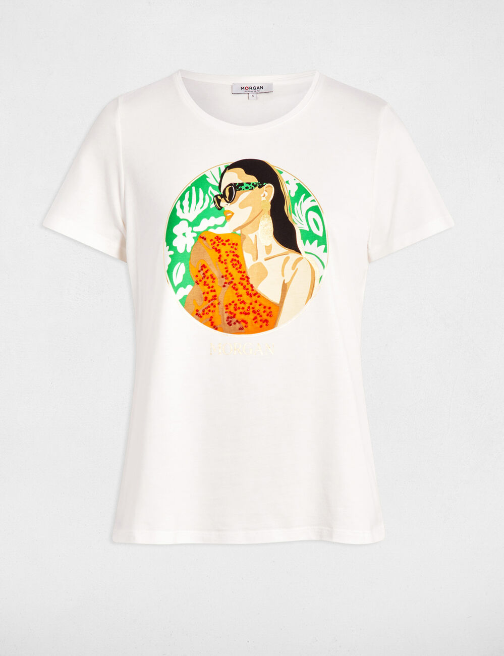 T-shirt with message white women
