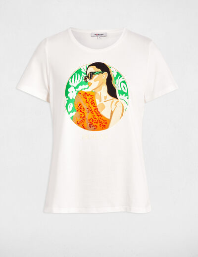 T-shirt with message white women