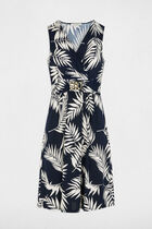 Printed mini A-line dress multicolor women