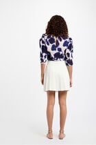 Blouse manches 3/4 imprimée multicolore femme