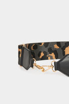 Strap with leopard print multicolored women