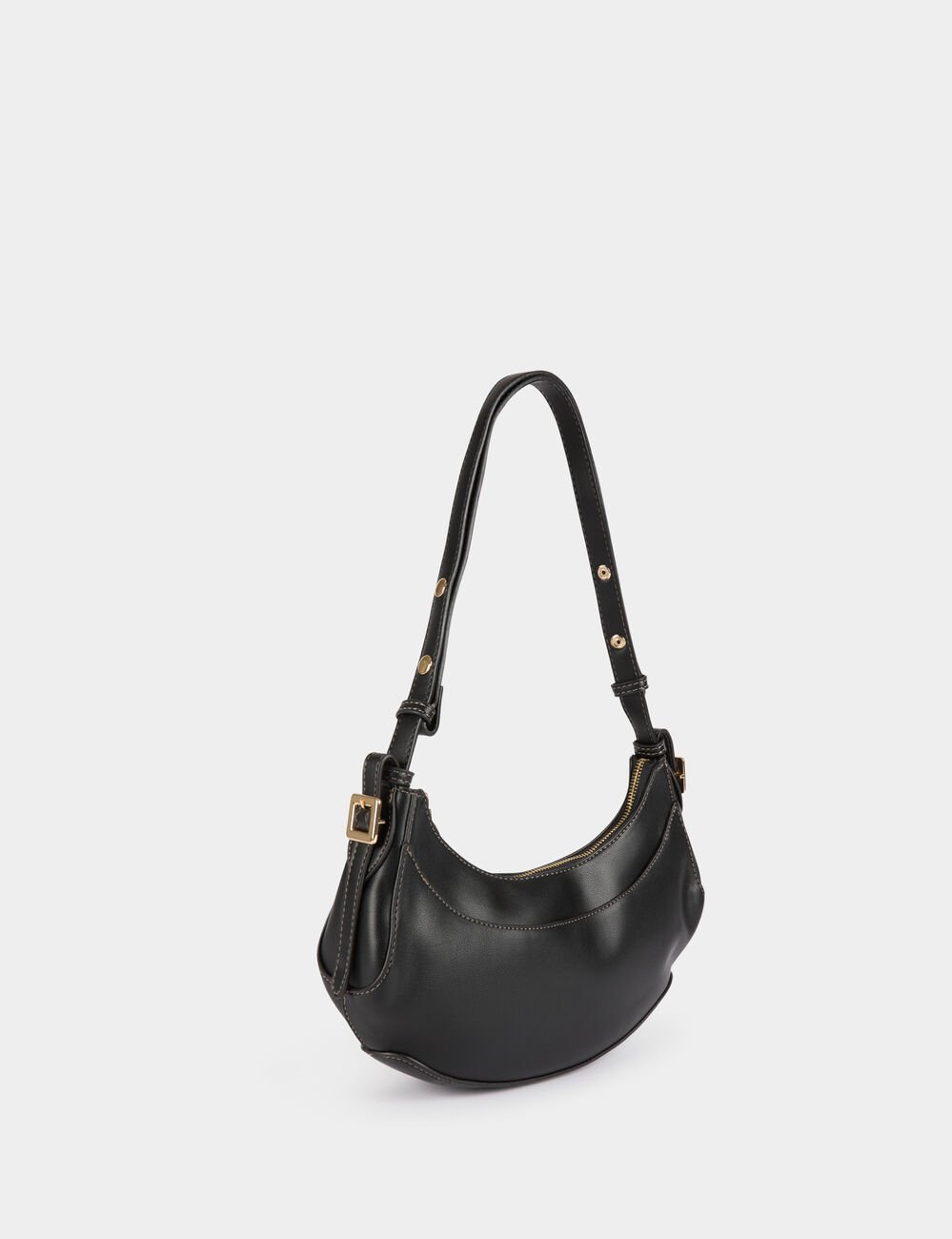Half moon bag black women