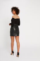 Long-sleeved jumper with high neck camel women