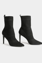 Boots with stiletto heels black women