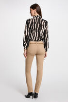 Straight trousers camel women