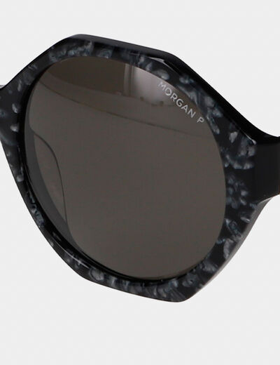 Hexagonal sunglasses mid-grey ladies'
