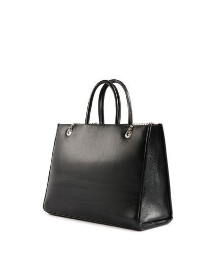Quilted shopper bag black women