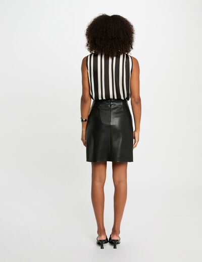 Striped sleeveless blouse multicolor women