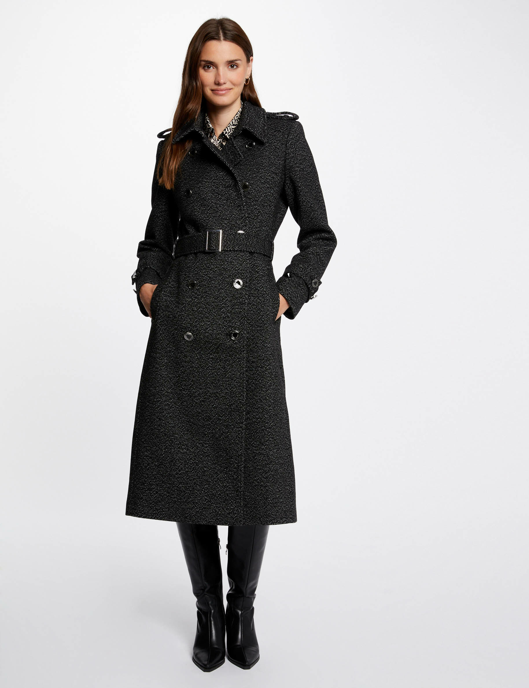 Ladies sales belted coats