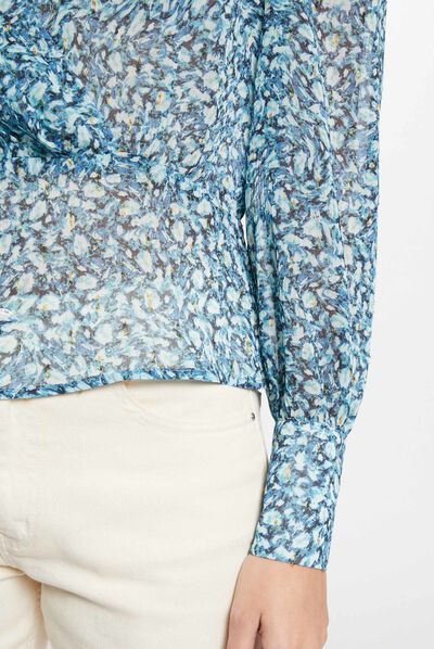Blouse abstract print multico ladies'