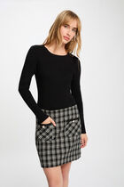 Fitted short dress black women