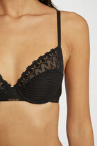 Underwire bra black ladies'