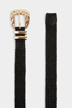 Braided belt black women