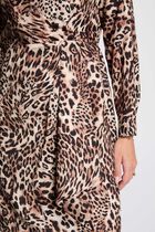 Robe courte ajustée imprimée multicolore femme