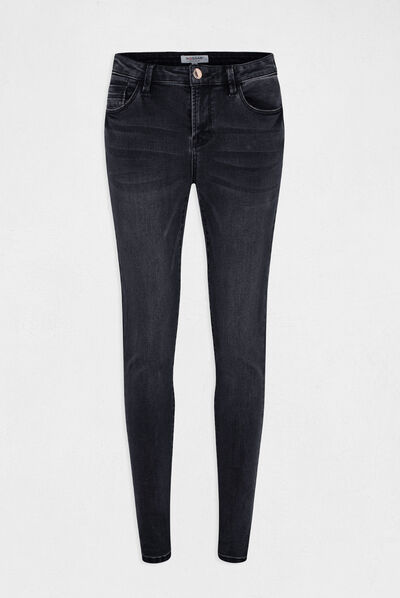 Standard waisted skinny jeans stone denim ladies'