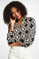 3/4-length sleeved t-shirt white women