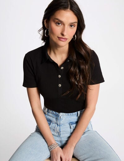 Short-sleeved t-shirt black women