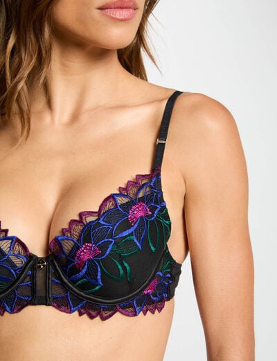 Padded bra black women