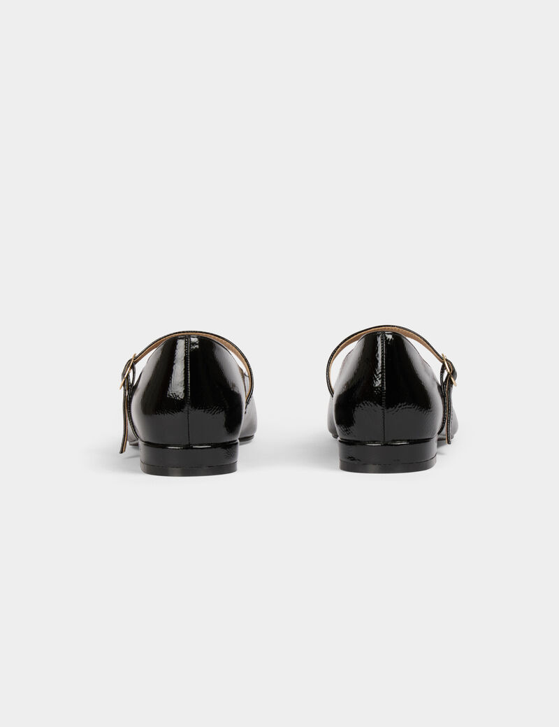 ballerines plates vernies noir femme Ballerines plates vernies noir femme