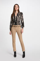 T-shirt manches longues multicolore femme