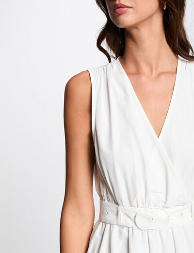 Maxi straight dress white women