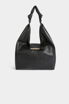 Half moon bag with bows black women