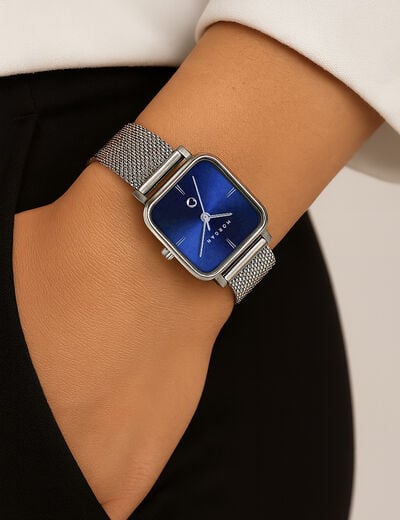 Watch silver color women