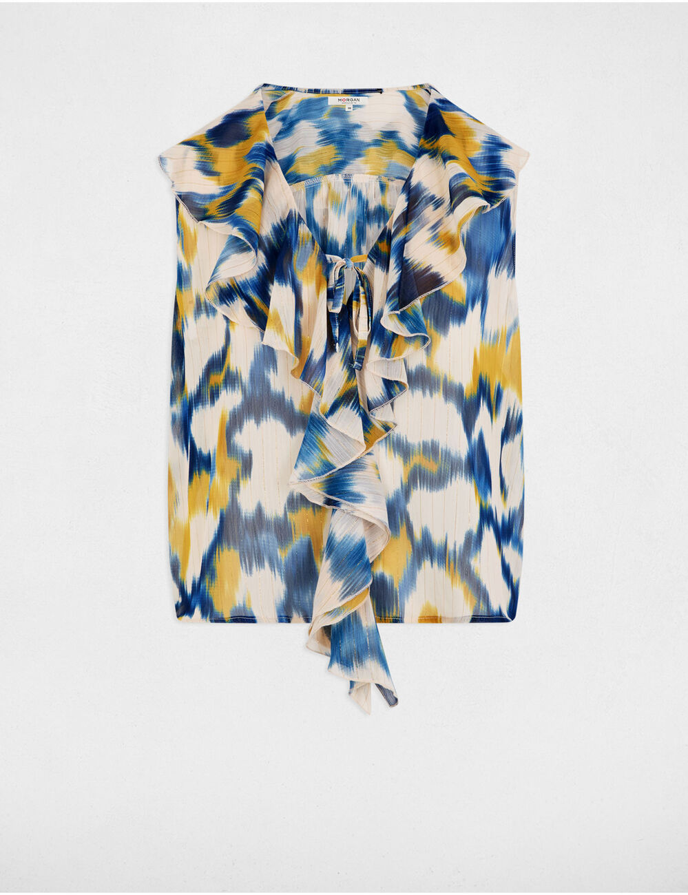 Sleeveless blouse multicolor women