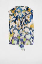Sleeveless blouse multicolor women