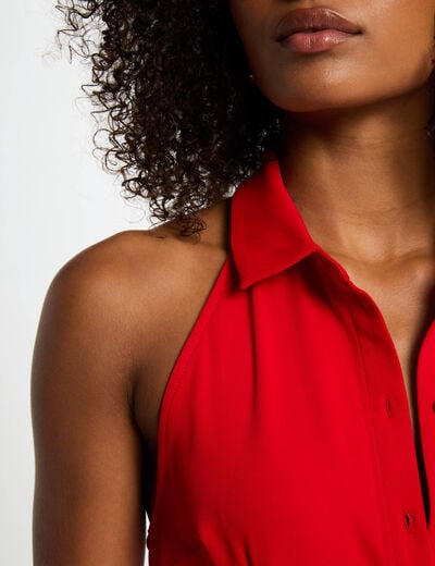 Jumpsuit red women