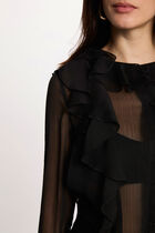 Flowy shirt black women