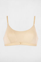 Thin strap bralette beige women