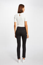 Slim standard-waisted trousers black women