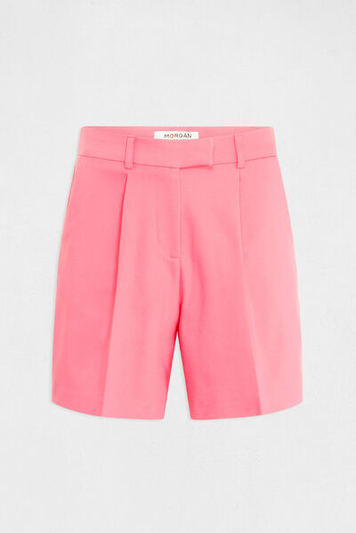 Straight city shorts with darts pink ladies'