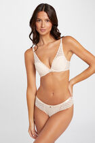 Padded bra pale pink ladies'