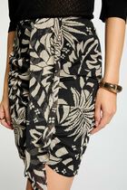 Printed mini skirt multicolored women