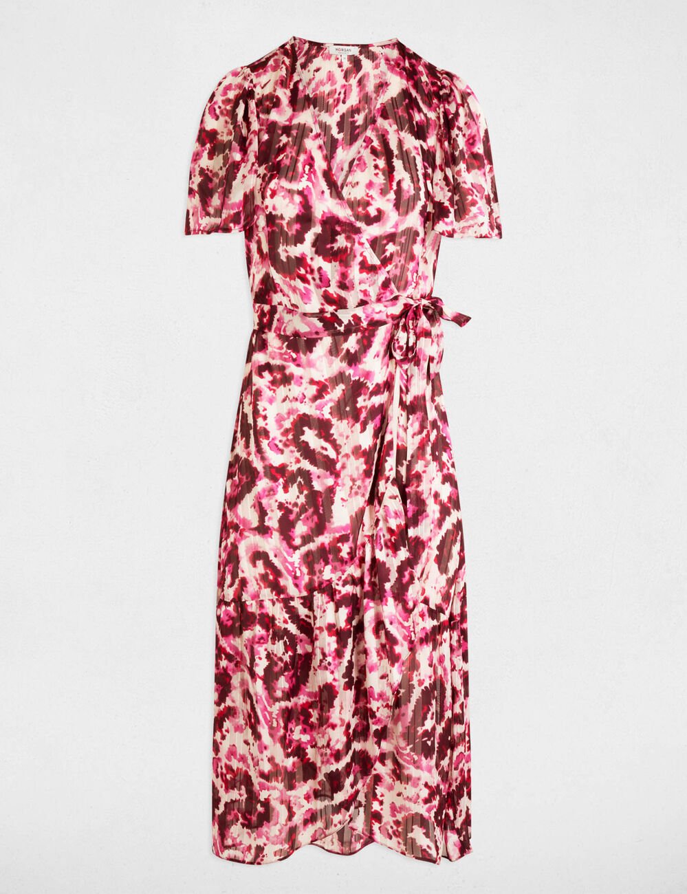 Midi wrap dress multicolor women
