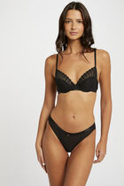 Lace brief black ladies'