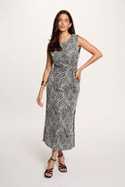 Sleeveless long dress multicolor women