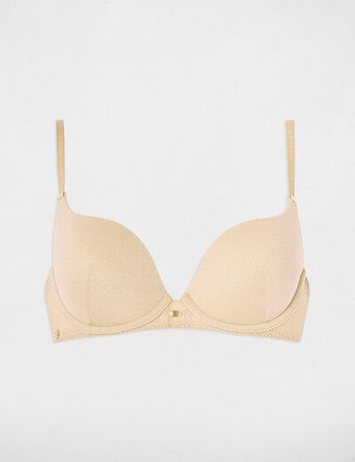 Padded bra beige women