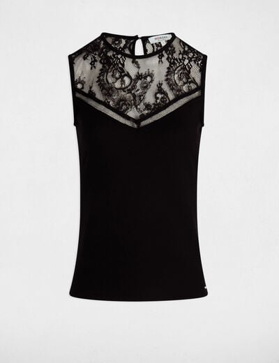 Sleeveless t-shirt black women