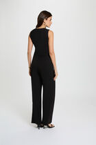 Jumpsuit with V-neck black women